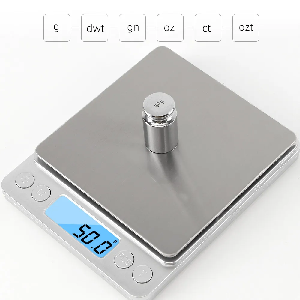 Tape Dispenser Weighted - 3000g 0.1g Elektronische Weegschaal LCD Display