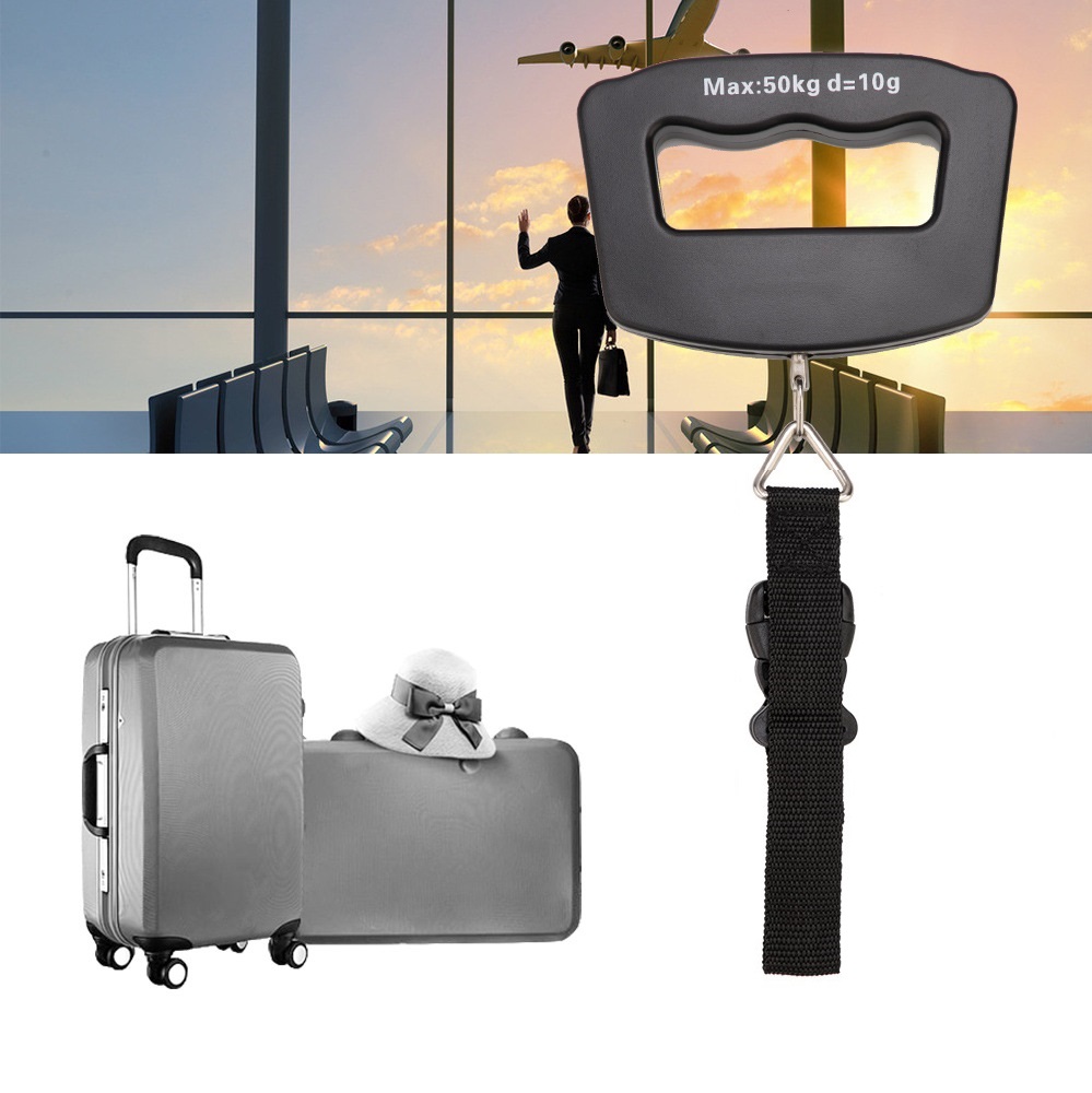 Tape Dispenser Weighted - Draagbare LCD Digitale Hangweegschaal Bagage Koffer