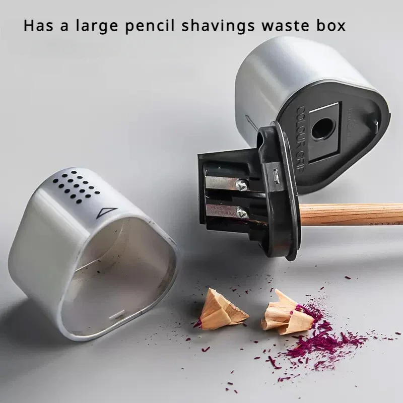 Faber-Castell Pencil Grip - Faber-Castell Grip Trio 3-in-1 handmatige puntenslijper,