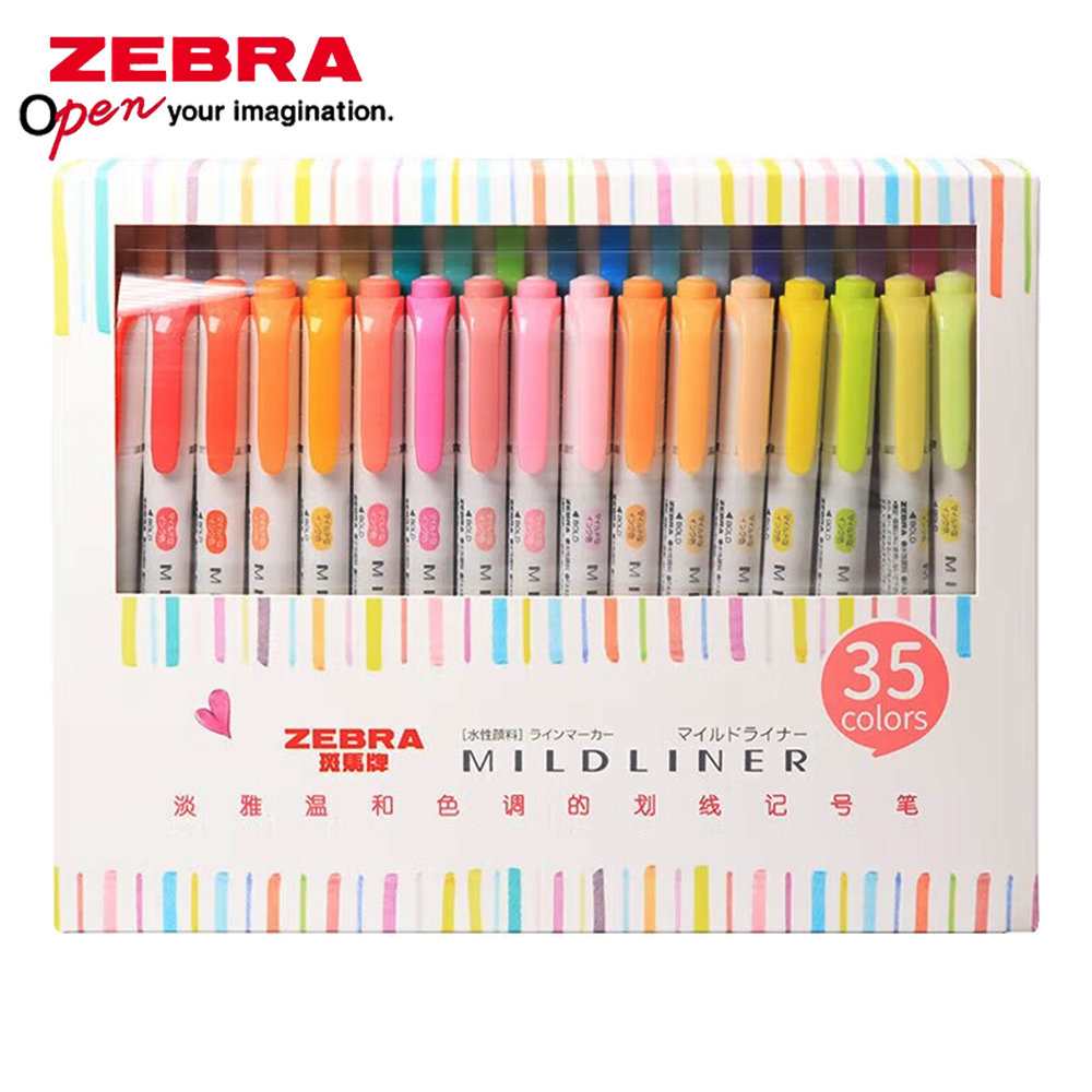 35-kleuren ZEBRA Mildliner Hig - Zebra Pen Mildliner recensie en prijs