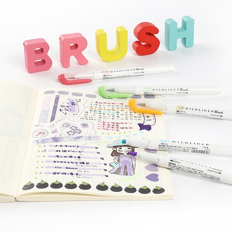 Japan Zebra Dubbel-Einde Borst - Zebra Pen Mildliner recensie en prijs