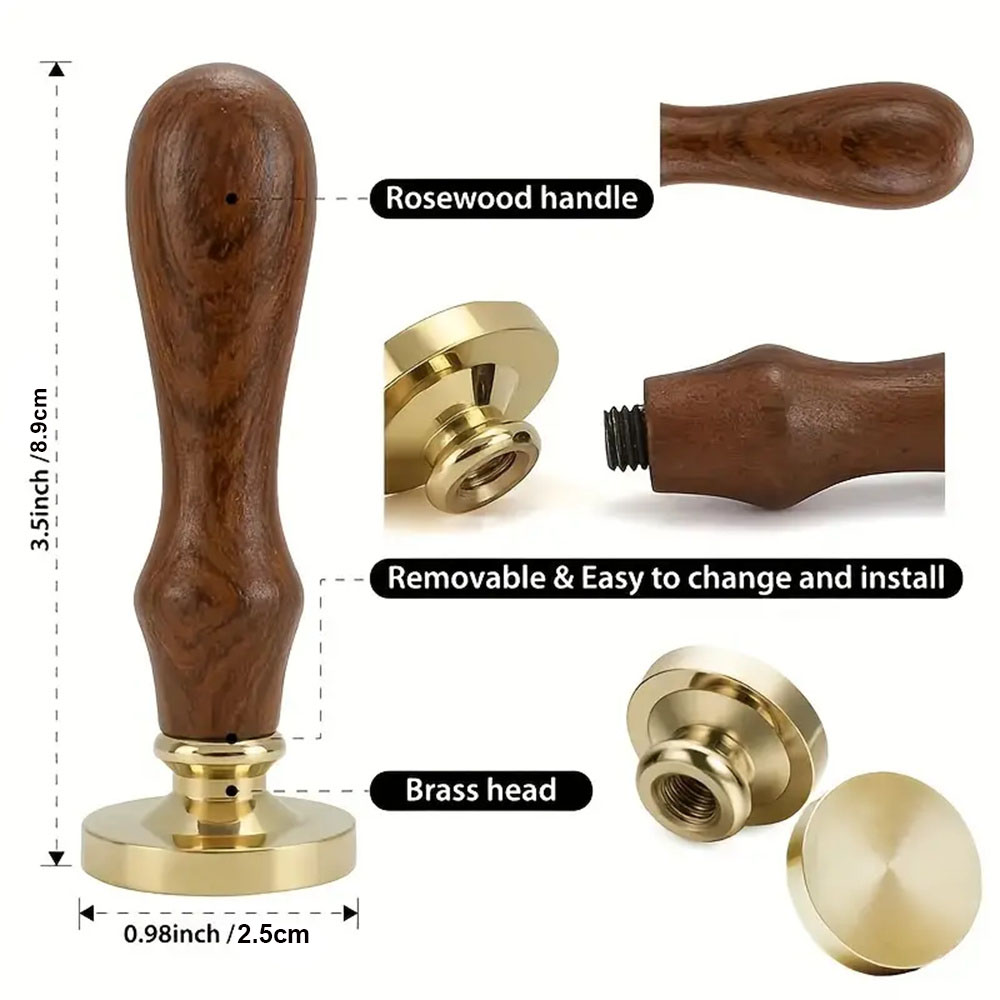 Lege Lakzegel Stempel Set Vint - Wax Seal Stamp Set recensie en prijs