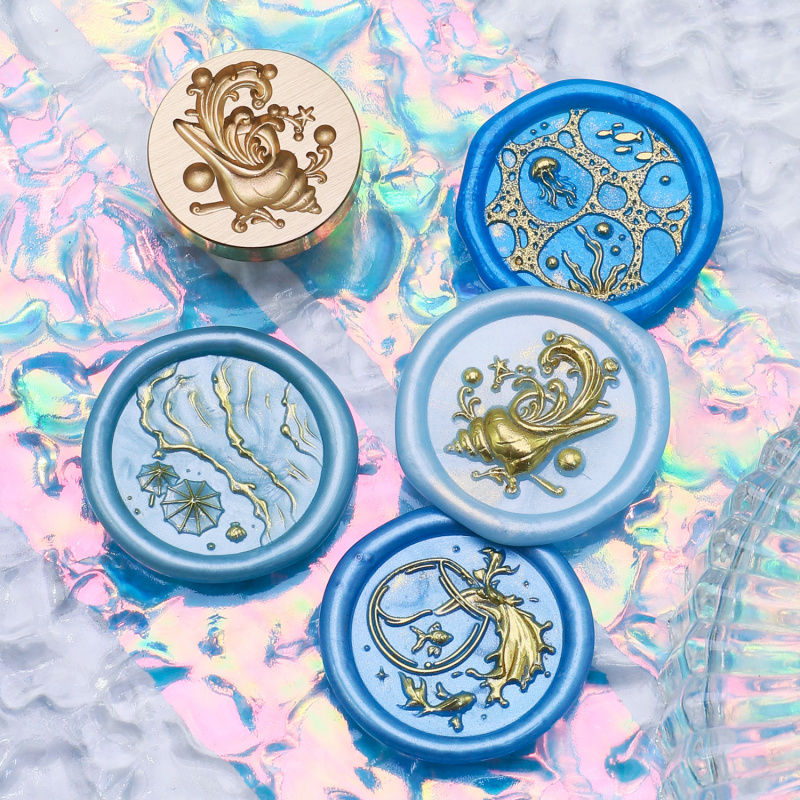 Water Flower Relief Series Lak - Wax Seal Stamp Set recensie en prijs