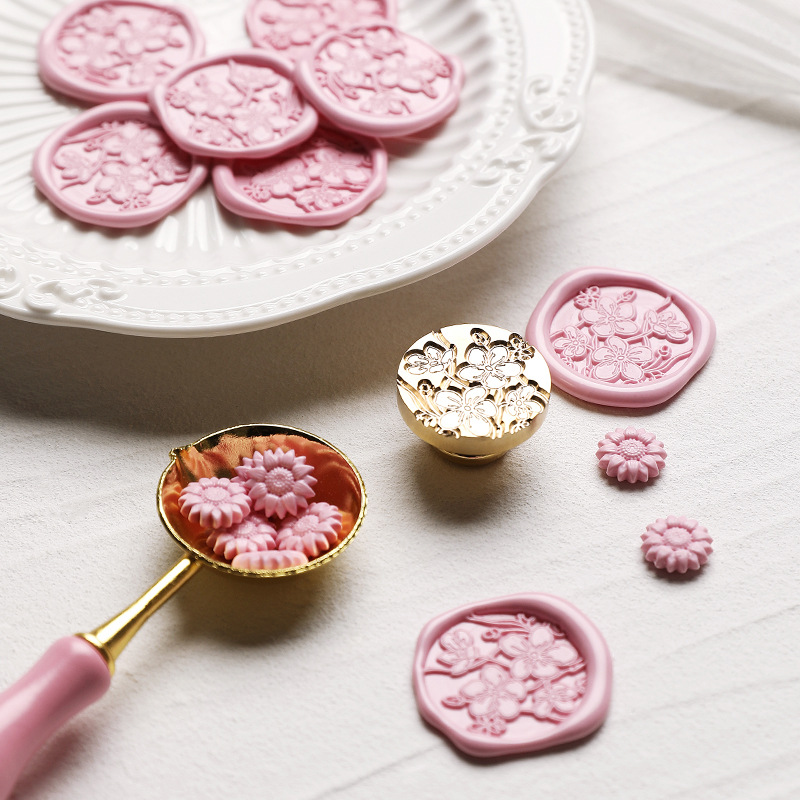 Retro Lakzegel Stempel Lente B - Wax Seal Stamp Set recensie en prijs