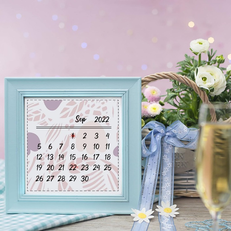 1PC 8.3x5.8in Kalender Clear S - Rubber Date Stamp recensie en prijs