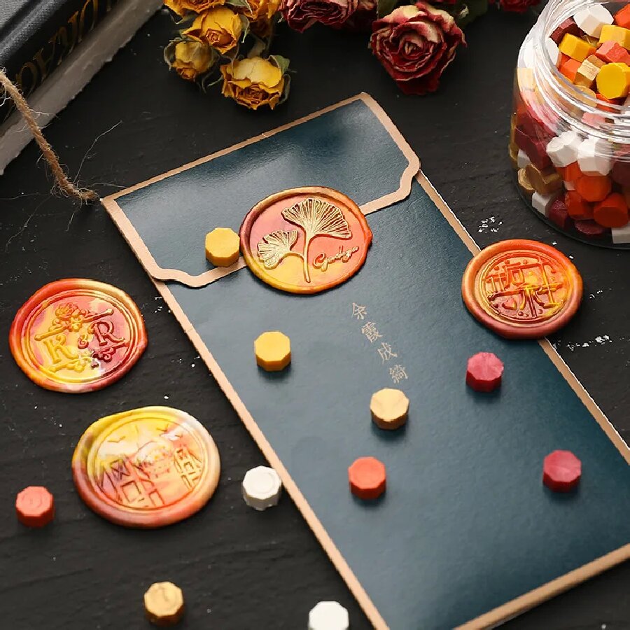 200 stks/zak Octagon Gemengde  - Wax Seal Stamp Set recensie en prijs