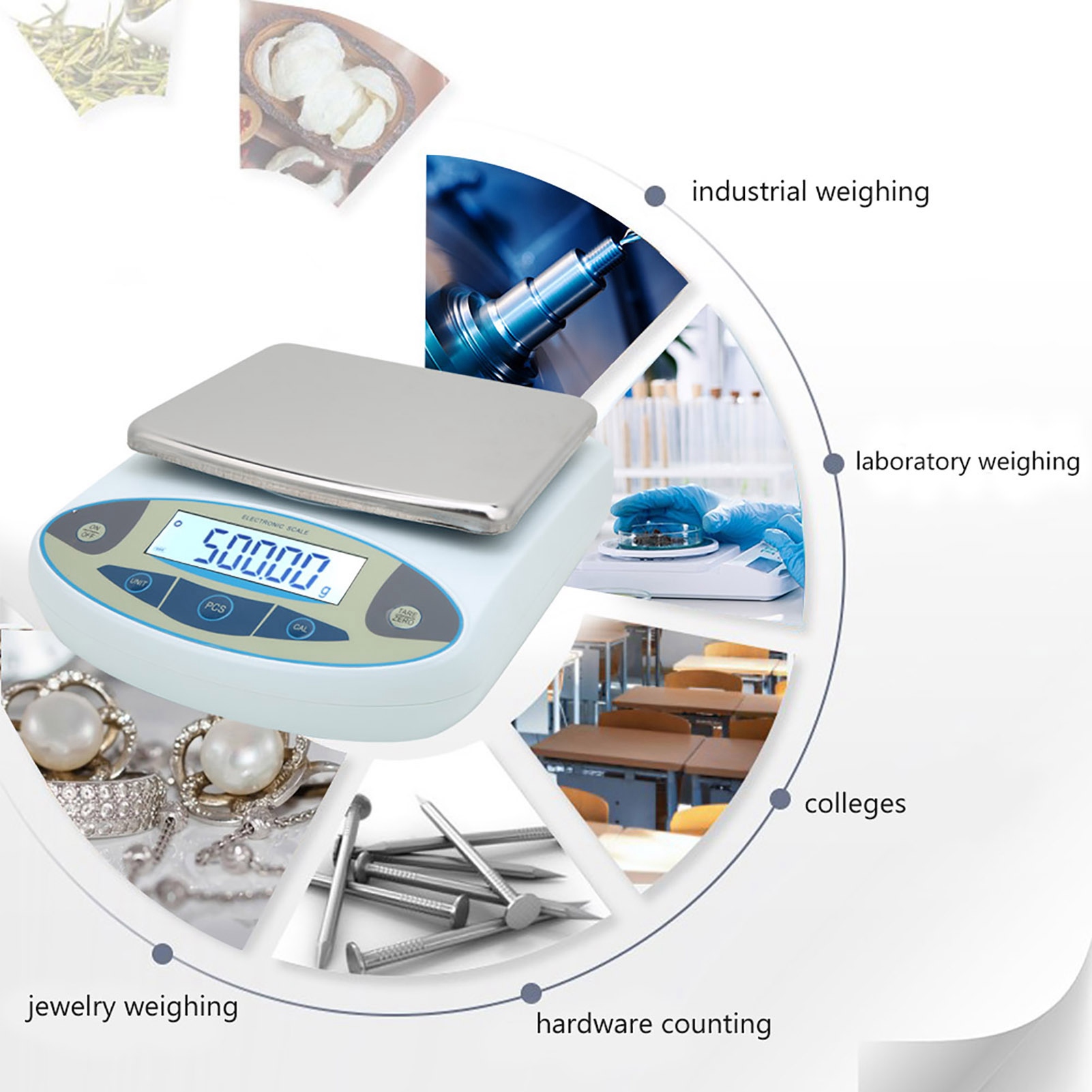 5000g 0,01g digitale precisiew - Tape Dispenser Weighted recensie en prijs