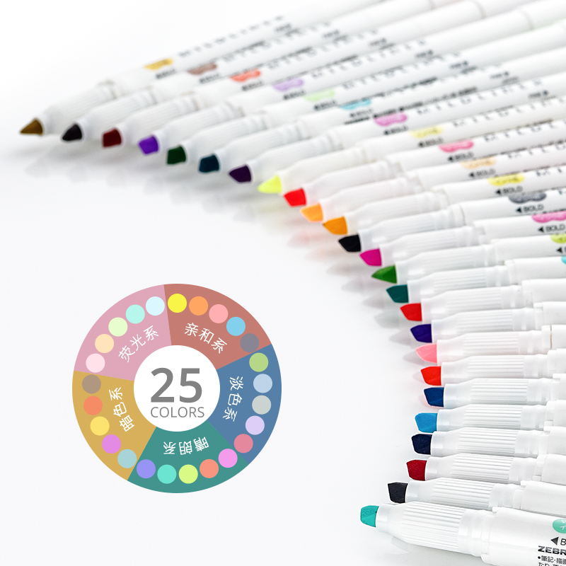 Zebra Mildliner Liner Double H - Zebra Pen Mildliner recensie en prijs