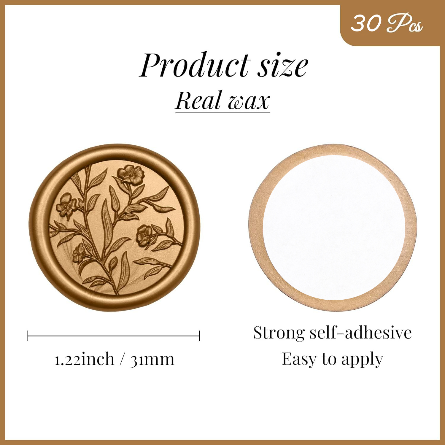 Wax Seal Stickers - 3D bloemen - Wax Seal Stamp Set recensie en prijs